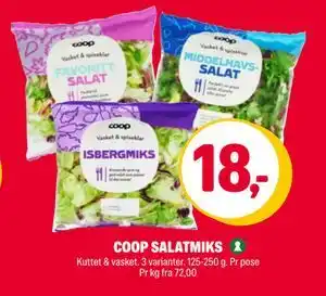 Coop Extra COOP SALATMIKS tilbud