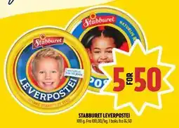 Coop Prix STABBURET LEVERPOSTEI tilbud