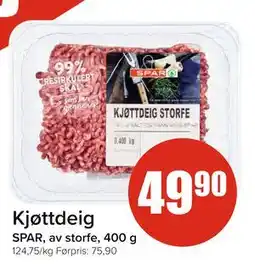 Spar Kjøttdeig tilbud