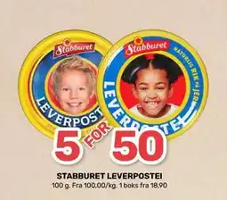 Matkroken STABBURET LEVERPOSTEI tilbud
