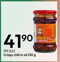 Gigaboks Crispy chili in oil 210 g tilbud