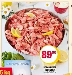 Coop Extra POLAR REKER I LØS VEKT tilbud