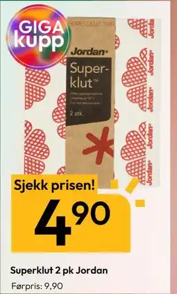 Gigaboks Superklut 2 pk Jordan tilbud