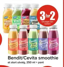 Spar Bendit/Cevita smoothie tilbud