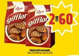 Coop Prix PÅGEN GIFFLAR KANEL tilbud