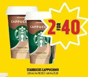Coop Prix STARBUCKS CAPPUCHINO tilbud
