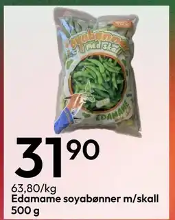 Gigaboks Edamame soyabønner m/skall 500 g tilbud