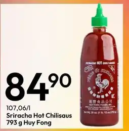 Gigaboks Sriracha Hot Chilisaus 793 g Huy Fong tilbud