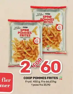 Matkroken COOP POMMES FRITES tilbud