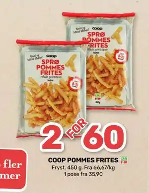 Matkroken COOP POMMES FRITES tilbud