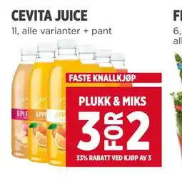 Meny CEVITA JUICE tilbud