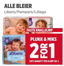 Meny ALLE BLEIER tilbud