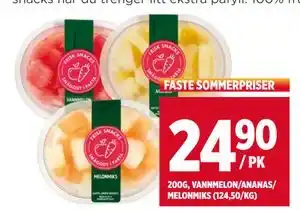 Meny 200G, VANNMELON/ANANAS/ MELONMIKS tilbud