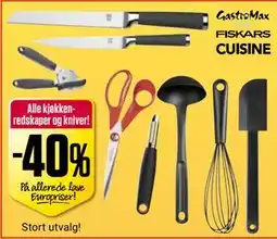 Europris Alle kjøkkenredskaper og kniver! tilbud
