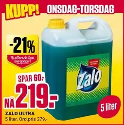 Europris ZALO ULTRA tilbud