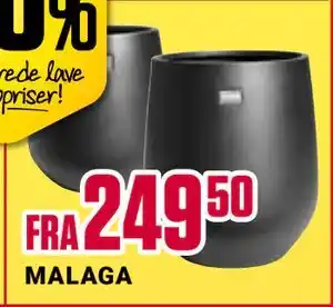 Europris MALAGA tilbud