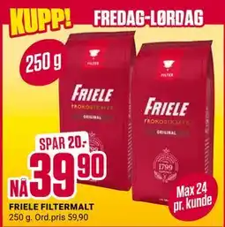 Europris Friele Filtermalt tilbud