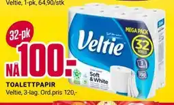 Europris TOALETTPAPIR tilbud