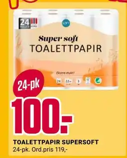 Europris TOALETTPAPIR SUPERSOFT tilbud