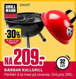 Europris BÆRBAR KULLGRILL tilbud