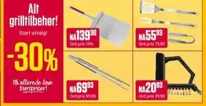 Europris Alt grilltilbehør! tilbud