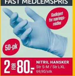 Europris NITRIL HANSKER tilbud