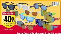 Europris Alle solbriller! tilbud