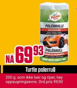 Europris Turtle polerrull tilbud