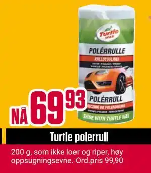 Europris Turtle polerrull tilbud