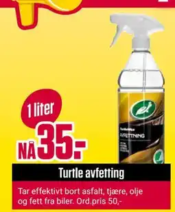 Europris Turtle avfetting tilbud