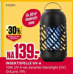 Europris INSEKTSFELLE UV-A tilbud