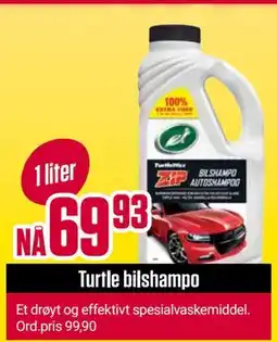 Europris Turtle bilshampo tilbud