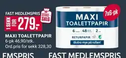Europris MAXI TOALETTPAPIR tilbud