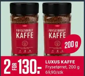 Europris LUXUS KAFFE tilbud