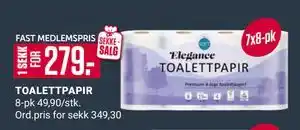 Europris TOALETTPAPIR tilbud