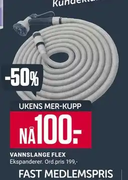 Europris VANNSLANGE FLEX tilbud