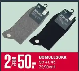 Europris BOMULLSOKK tilbud