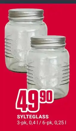 Europris SYLTEGLASS tilbud