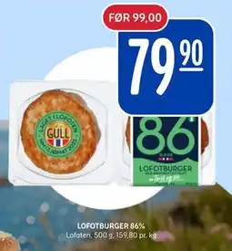 Rema 1000 LOFOTBURGER 86% tilbud