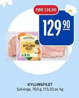 Rema 1000 KYLLINGFILET tilbud