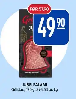 Rema 1000 JUBELSALAMI tilbud