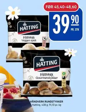 Rema 1000 HÅNDVERK RUNDSTYKKER tilbud