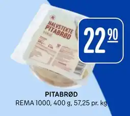 Rema 1000 PITABRØD tilbud