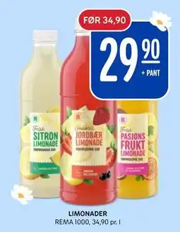 Rema 1000 LIMONADER tilbud