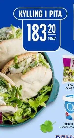 Rema 1000 Kylling I Pita tilbud
