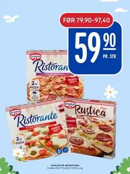 Rema 1000 UTVALGTE DR. OETKER PIZZA tilbud