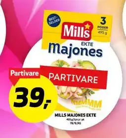 Bunnpris Mills Majones Ekte tilbud