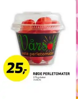 Bunnpris RØDE PERLETOMATER tilbud