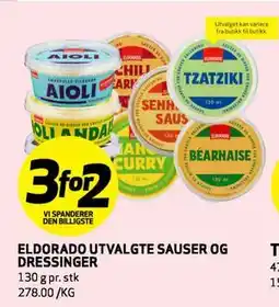 Bunnpris ELDORADO UTVALGTE SAUSER OG DRESSINGER tilbud