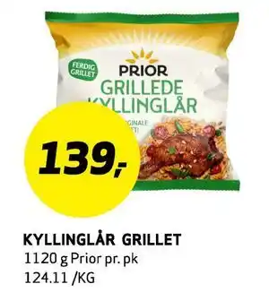 Bunnpris KYLLINGLÅR GRILLET tilbud